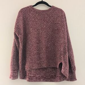 Universal Thread Large Sweater Red Crewneck Knit Jumper Cotton